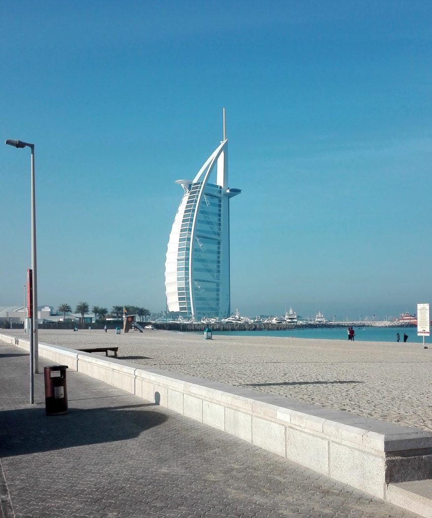 Burj Al Arab - Návštěva Dubaje - cestopis Srí Lanka