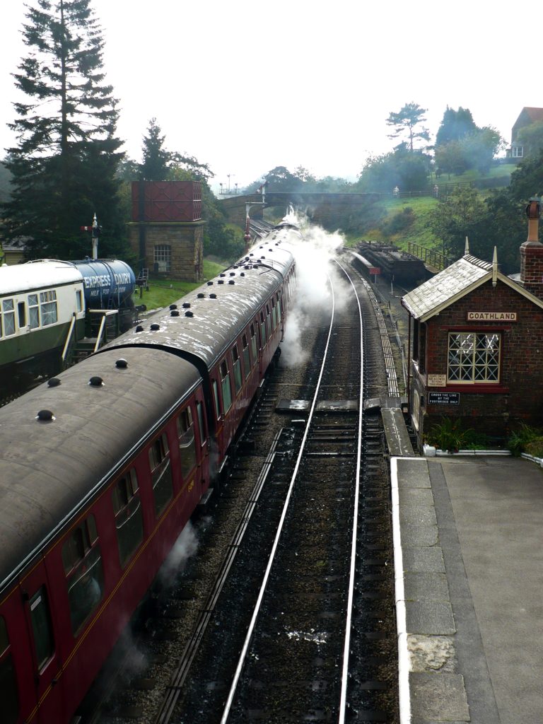 Zastávka Goathland - Whitby- cestopis Severovýchodní Anglie