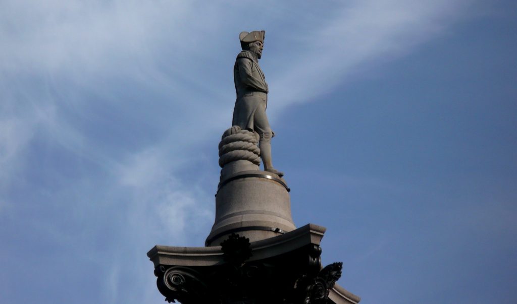 Trafalgar Square, cestopis Anglie