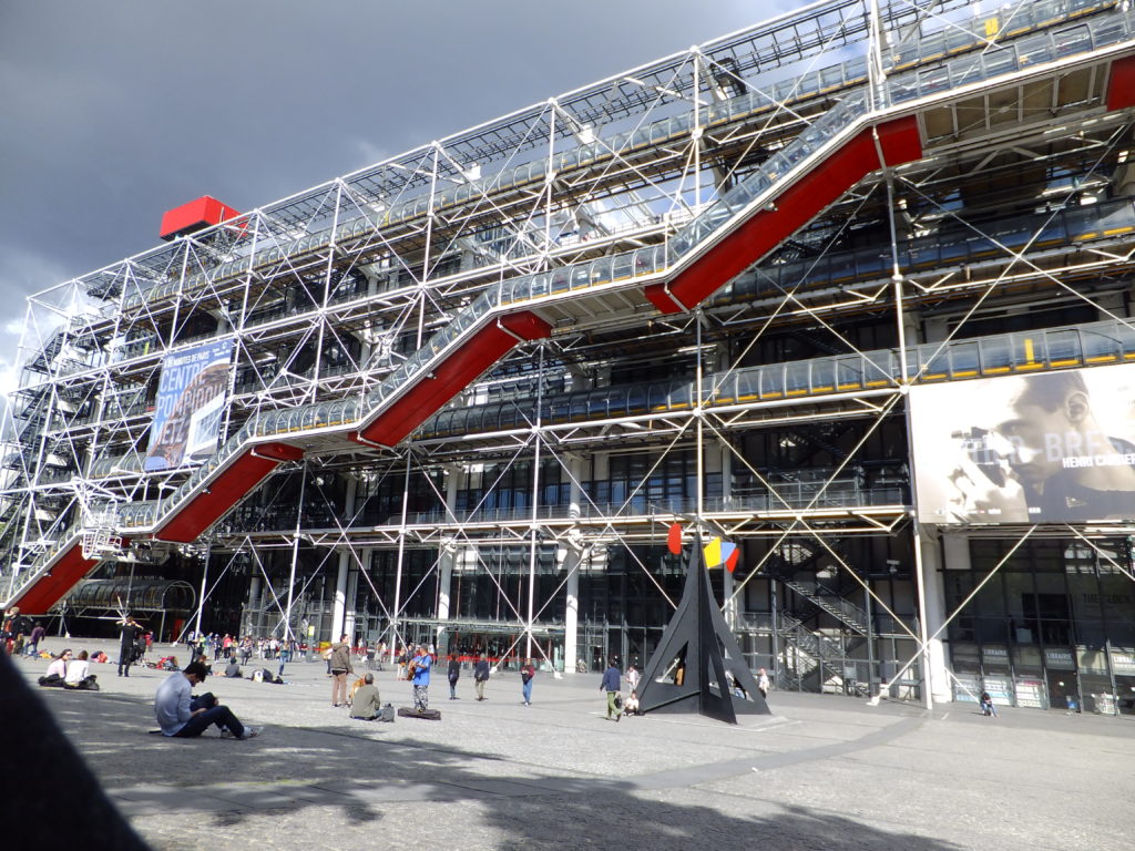 Centrum Pompidou, Paříž přes Silvestra