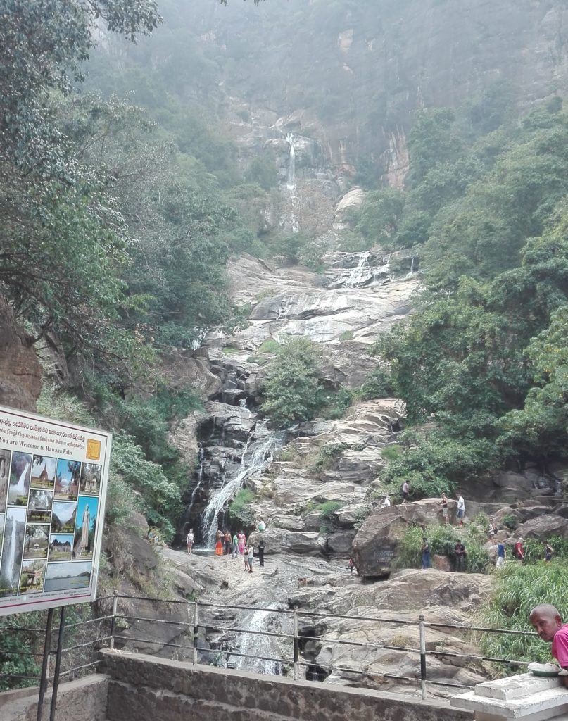 Ravana Falls, cestopis Srí Lanka