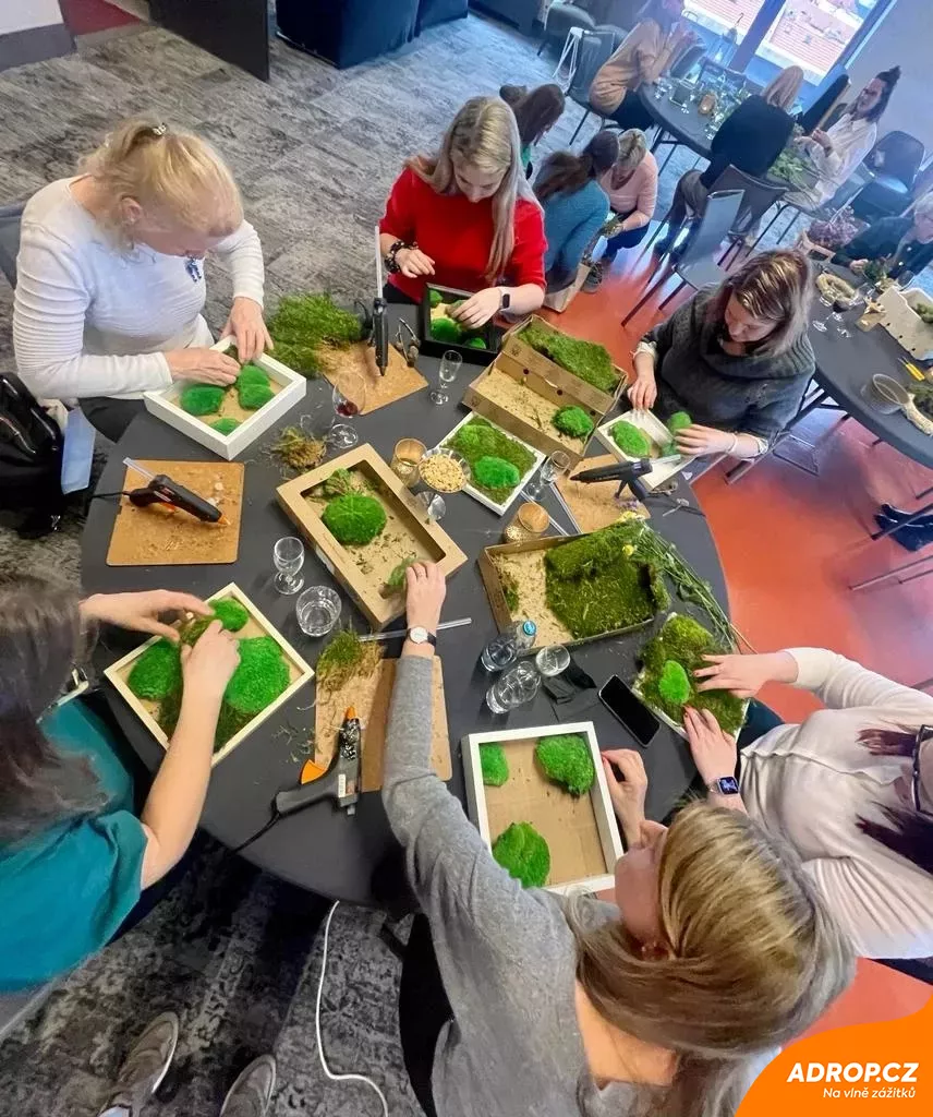 Kurz výroby mechového obrazu Praha